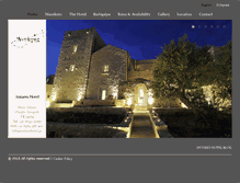 Tablet Screenshot of antareshotel.gr